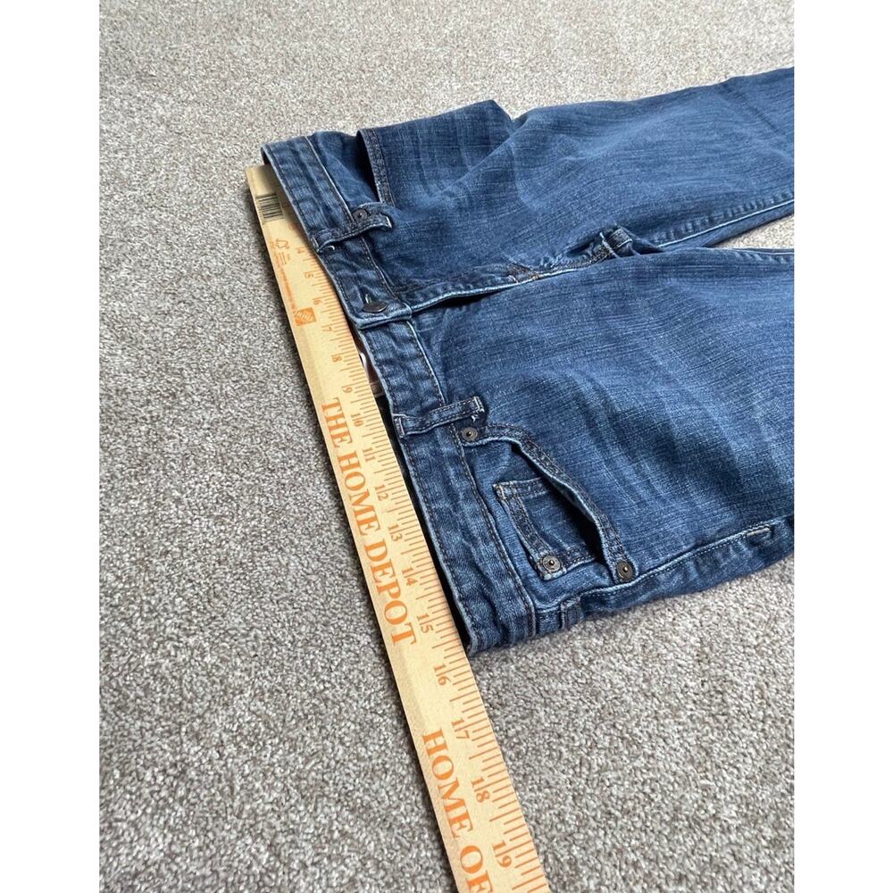 Y2K Indie Sleaze Gap Premium Bootcut Low Rise Jeans Size 8 Medium Wash Indigo - Picture 8 of 13